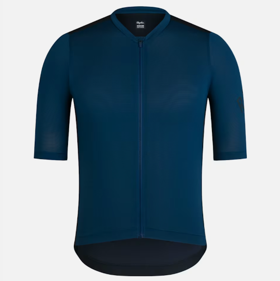 Maillot De Cyclisme Rapha Homme Taille M - Occasion, Manches Courtes, Fermeture Zip, Couleur Violet